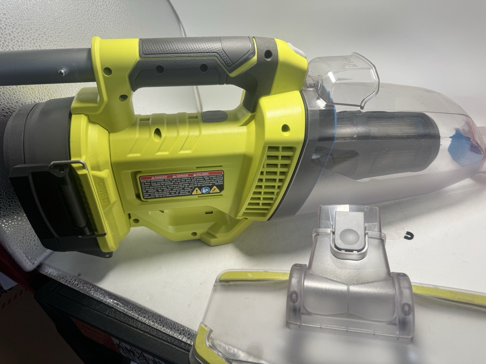 Ryobi ONE+ 18V Handheld Underwater Pool Vacuum PCL780B Used