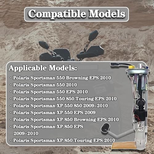 47-1020 Fuel Pump Pressure Stabilization Lower Noise Compatible with Polaris