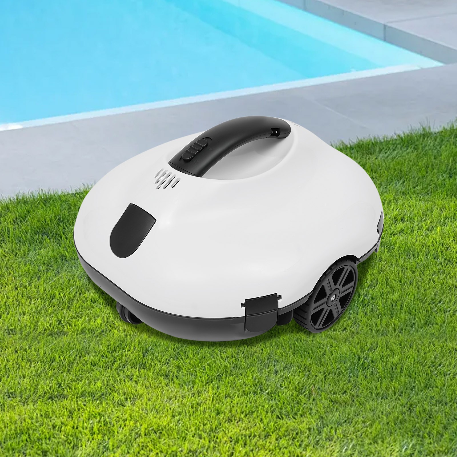 Automatic 130Min Cordless Robotic Pool Cleaner for Inground & Above Ground Pool