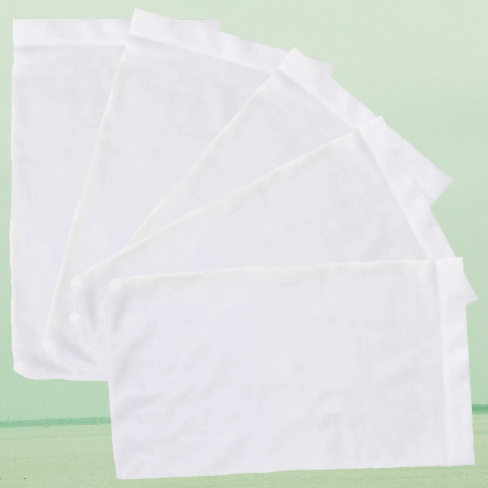 5pcs Swimming Pool Garbage Cover Pool Filter Socks Optional Socks (White)