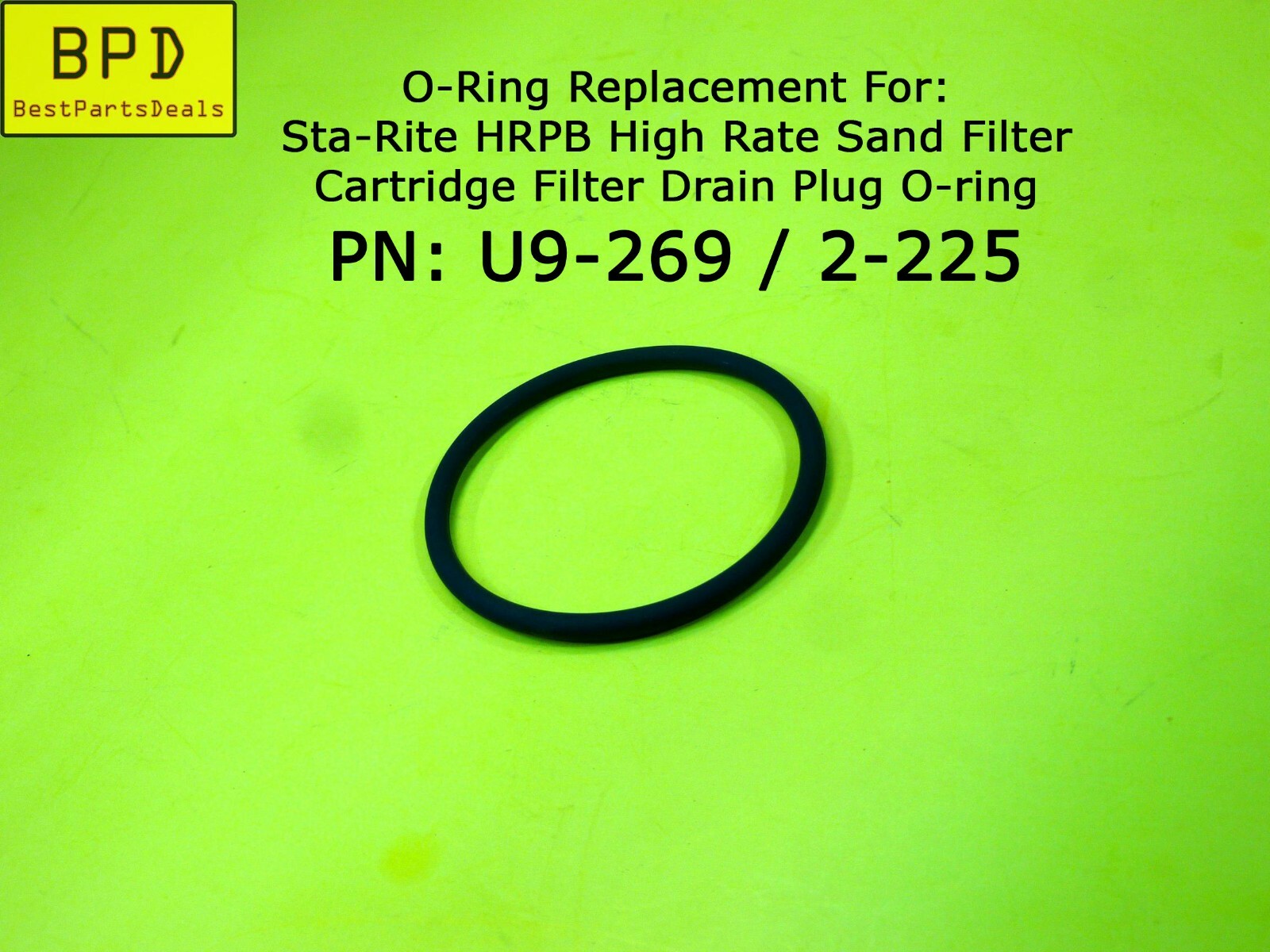 Pentair Sta Rite Cartridge Filter Drain Plug O-ring U9-269