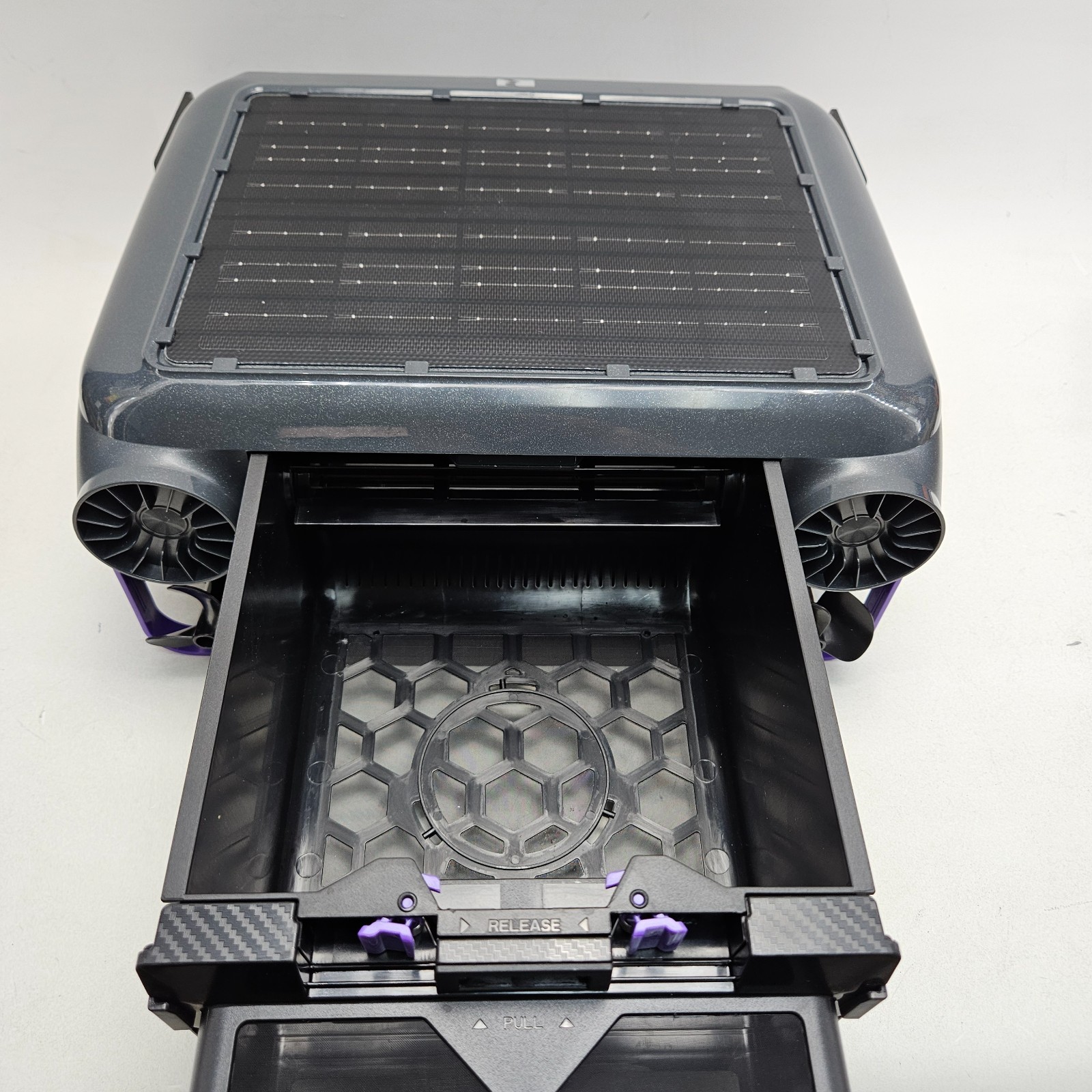 Solar-Powered Robot Pool Surface Skimmer Cleaner Salt Tol Motors 150-um Filtrate