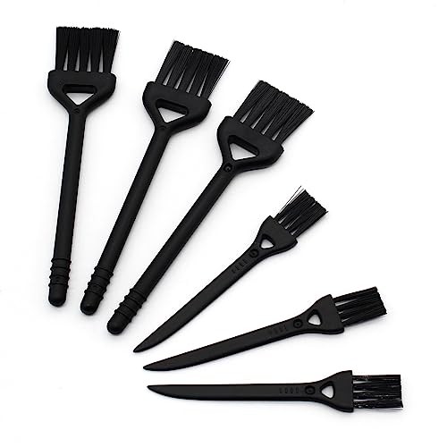 Keyboard Cleaning Brush, 6 Pcs Plastic Handle Nylon Anti Static Brush 2 Styles