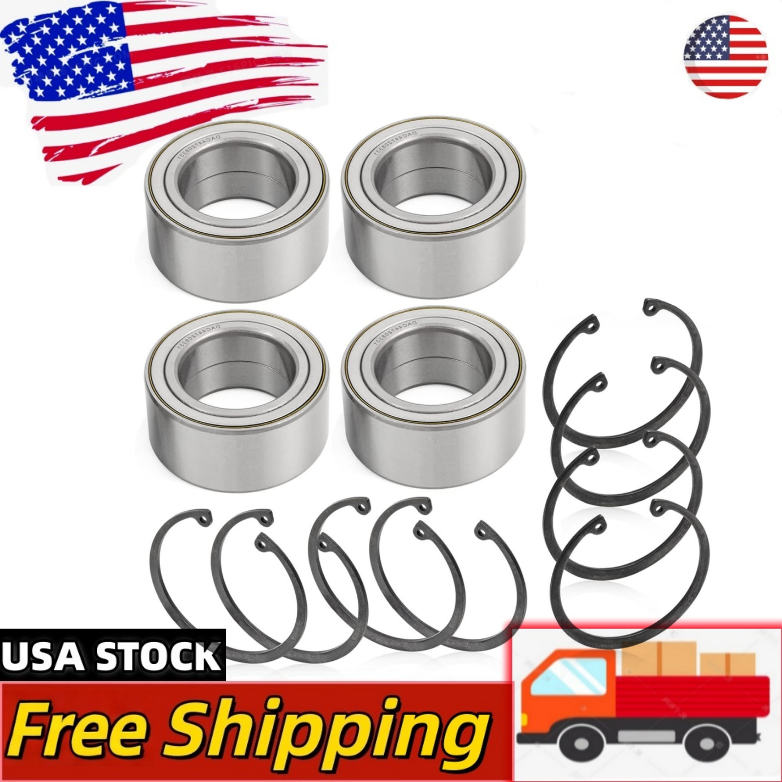 Wheel Bearings Front & Rear Fit for Polaris RZR 1000 900 PRO