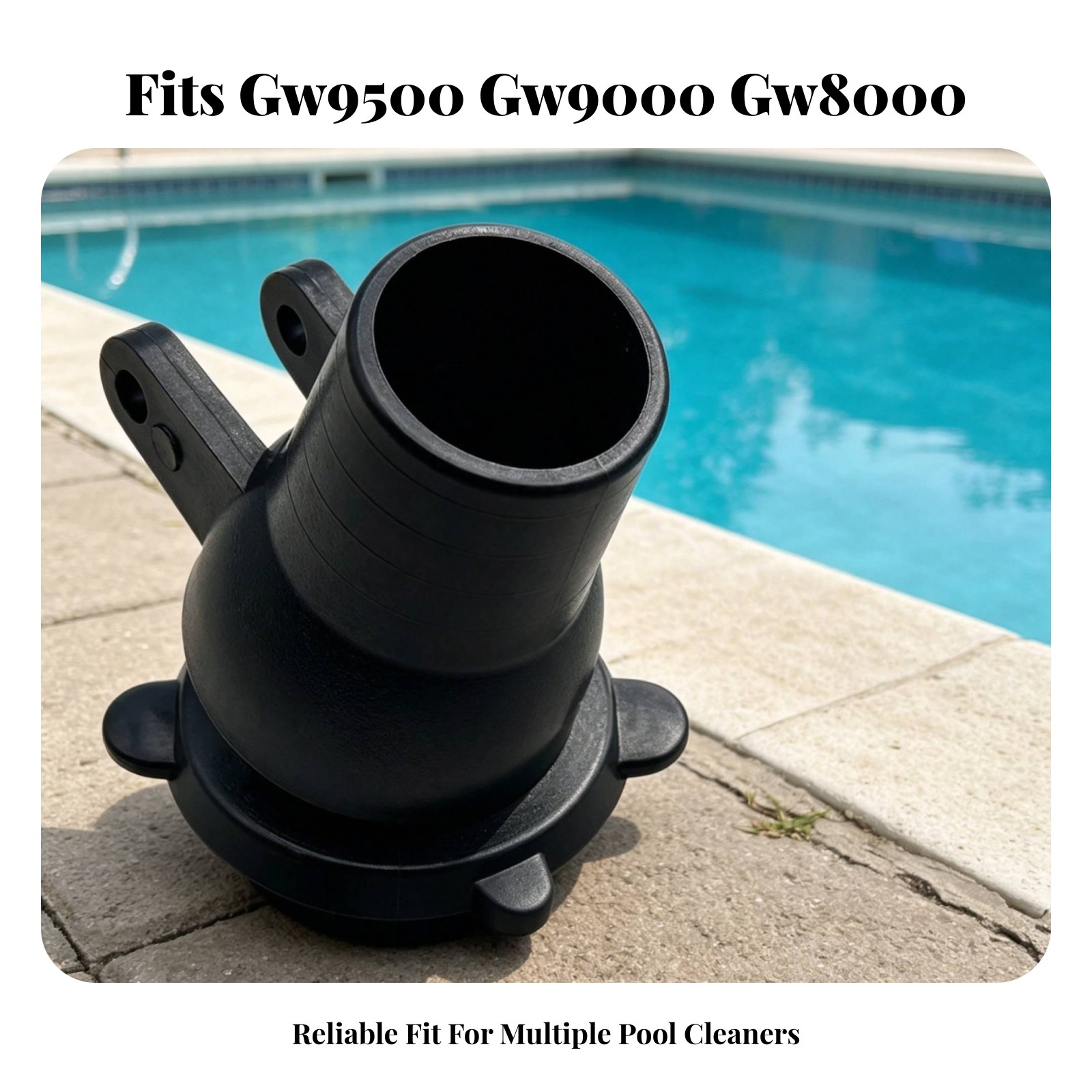 Pool Hose Swivel Flared Base Cylindrical Synthetic Cleaner Connector Part