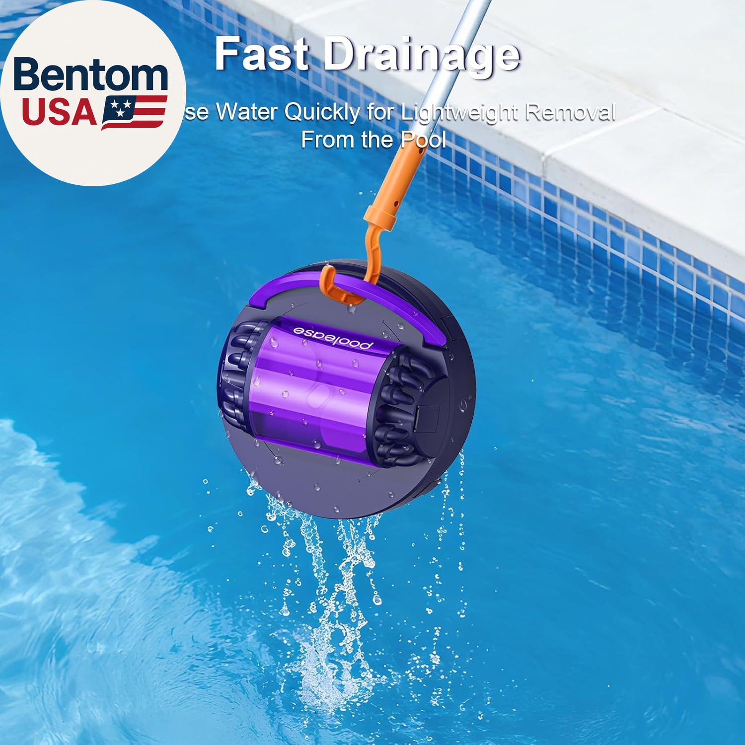 X1 Cordless Robotic Pool Vacuum, Automatic Pool Cleaner with 45W Dual-Motor, Ide