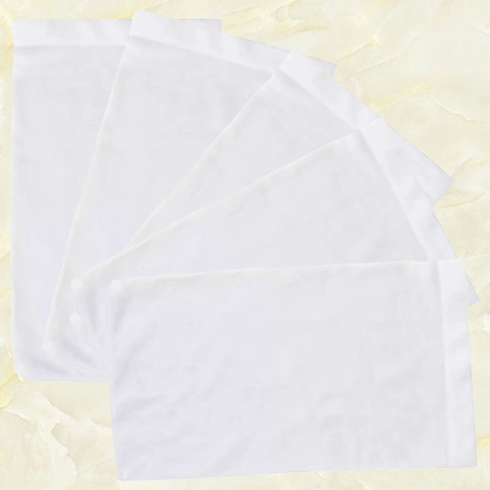 5pcs Swimming Pool Garbage Cover Pool Filter Socks Optional Socks (White)