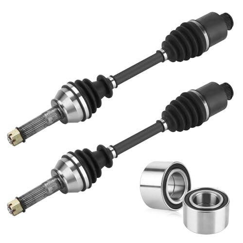 Rear CV Axles & Wheel Bearing Kit For Polaris 4×4 2006 2*Rear Axles+bearings