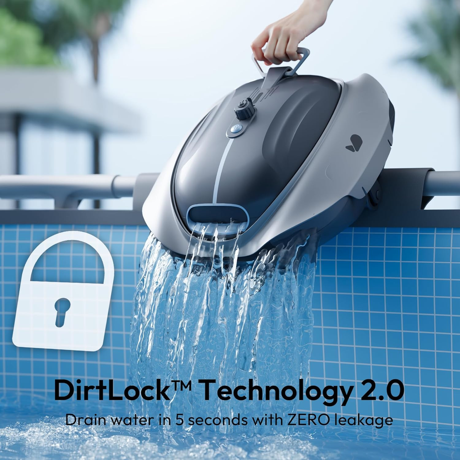 (2026 New) Bubot 300P Cordless Pool Vacuum for Above Ground Pool, Robotic Pool C