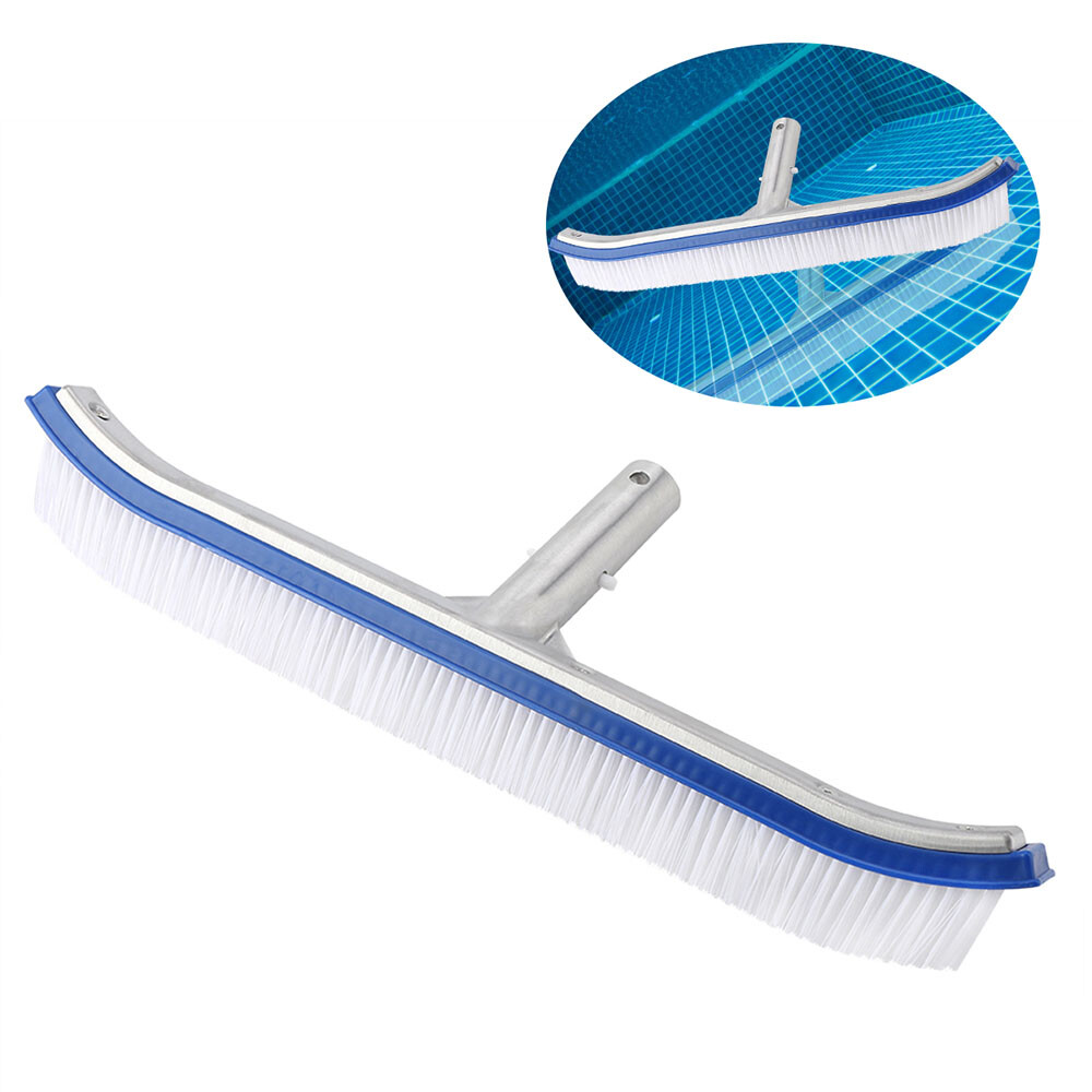 Pool Cleaning Brush – Aluminum Frame, Scratch-Proof, Cleans Floors & Corners