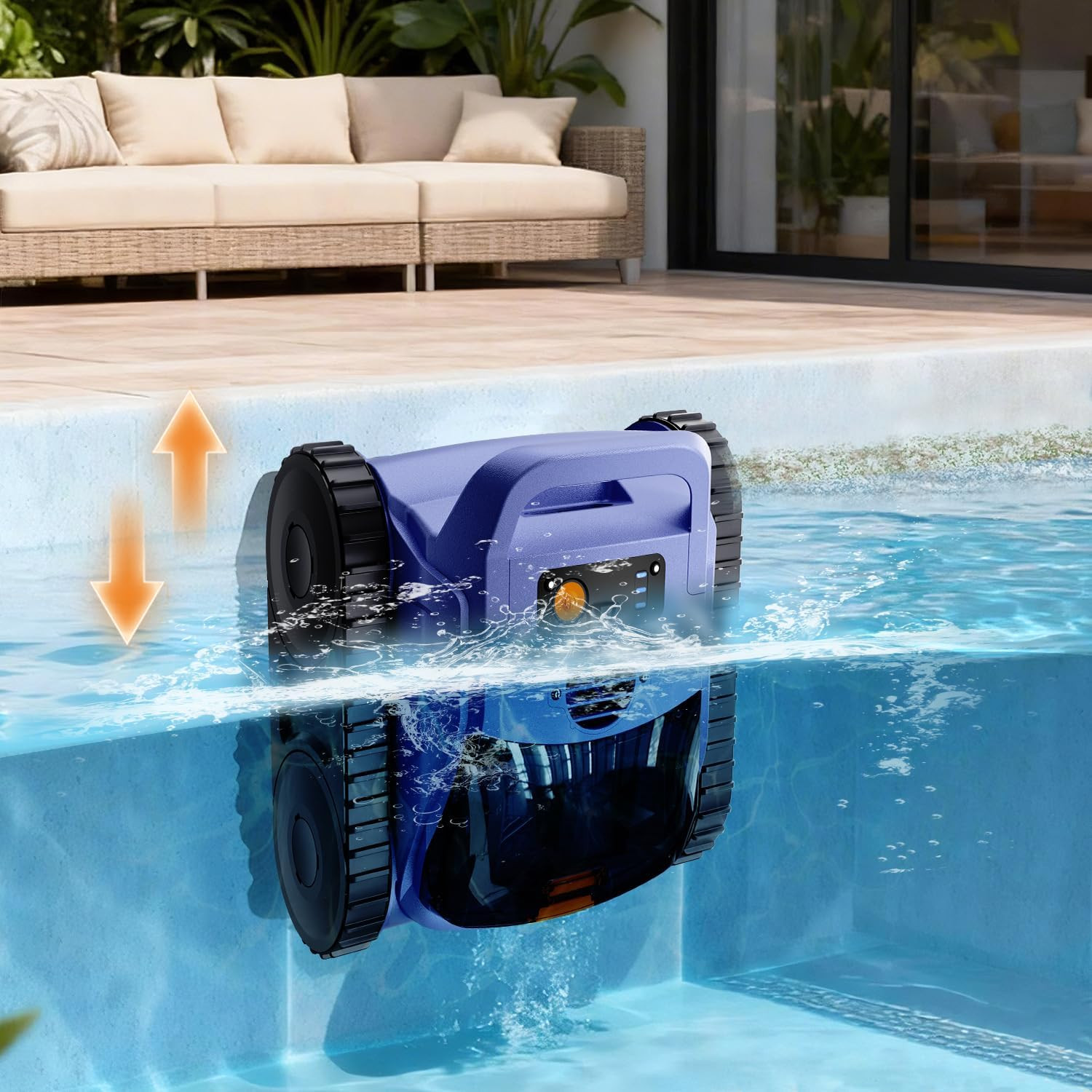 [2026 Release] Automatic Robotic Pool Vacuum for Inground & above Ground Pools,