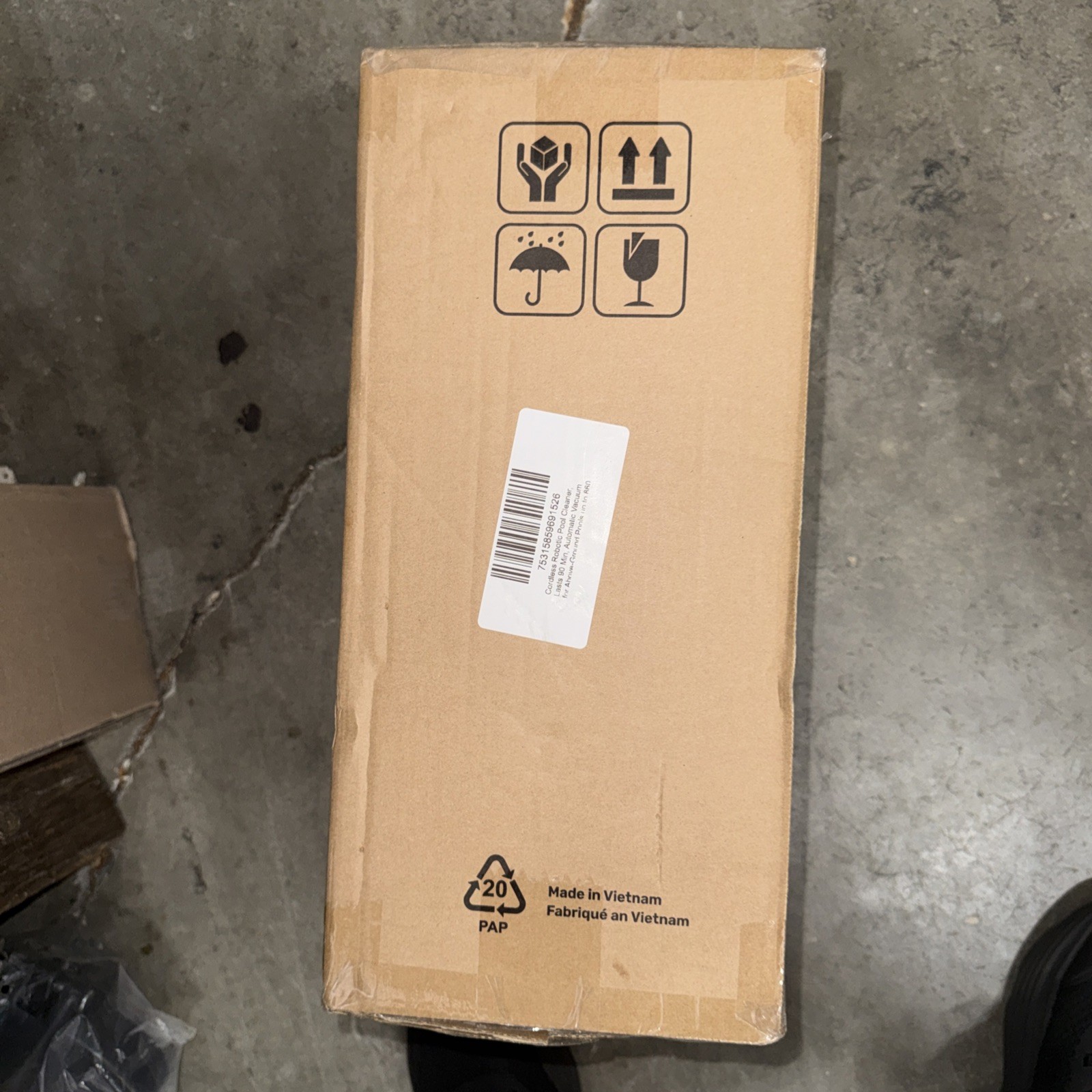 Gosvor LiteVac 800 PRX1S Portable Cordless Robotic Automatic Pool Cleaner