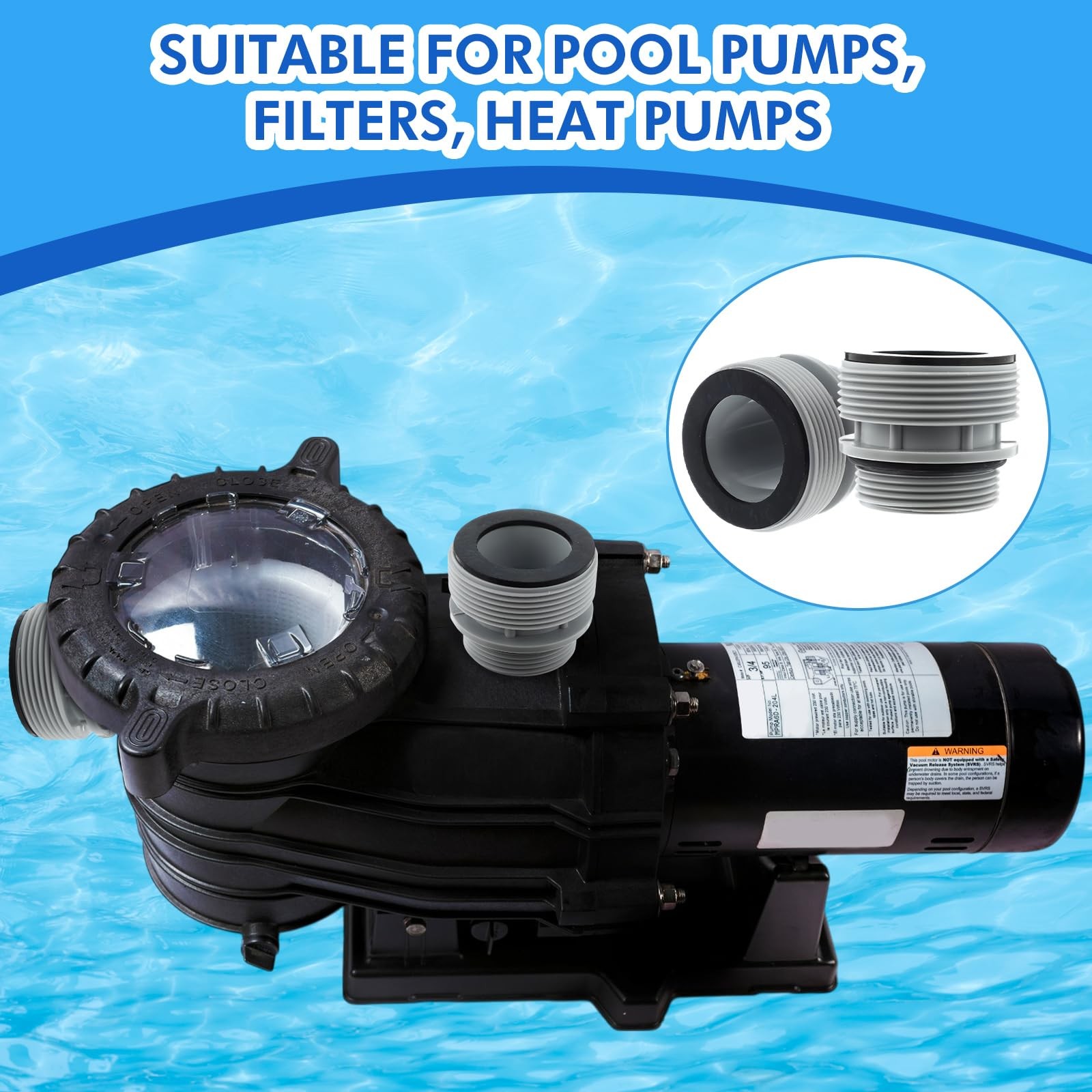 Innconee 3 Pack 1.5X59 29060E Flexible Pool Filter Pump Hose Kit For Above