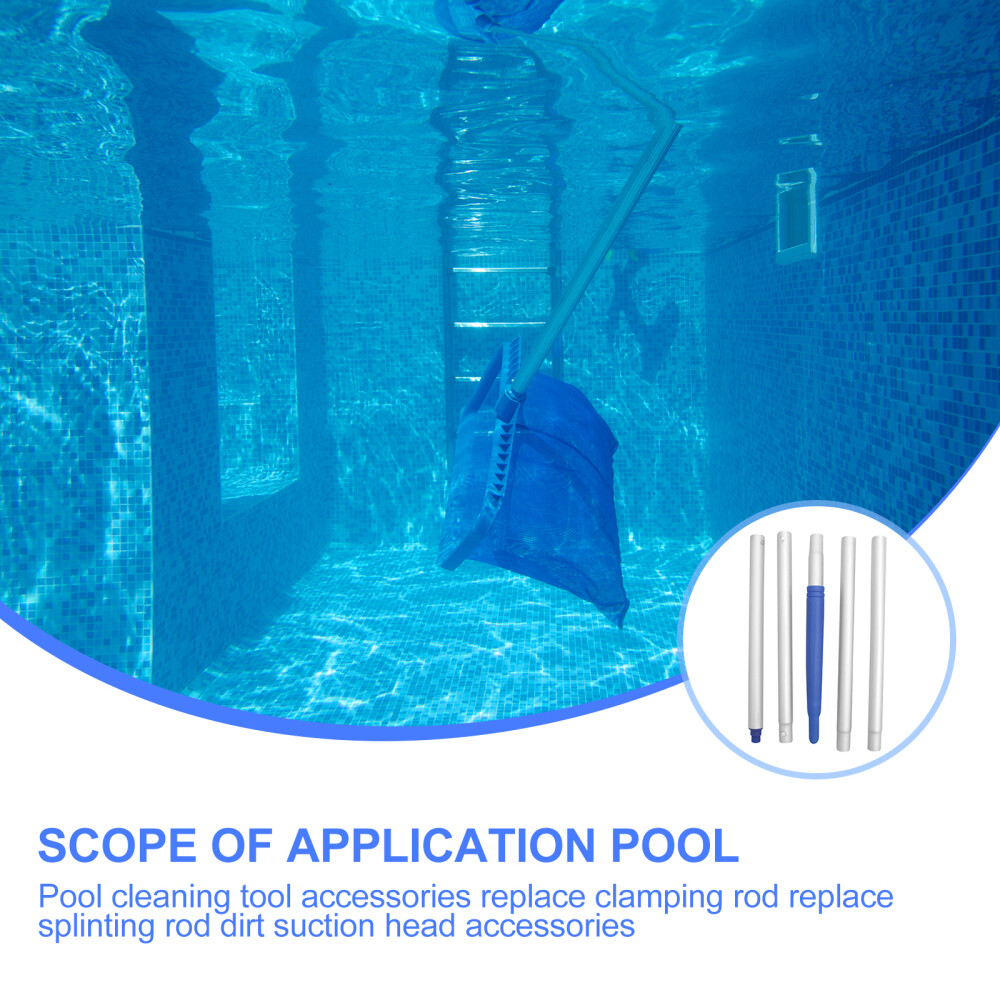 Heavy Duty Pool Pole Swimming Pool Vacuum Pole Pool Cleaner Poles