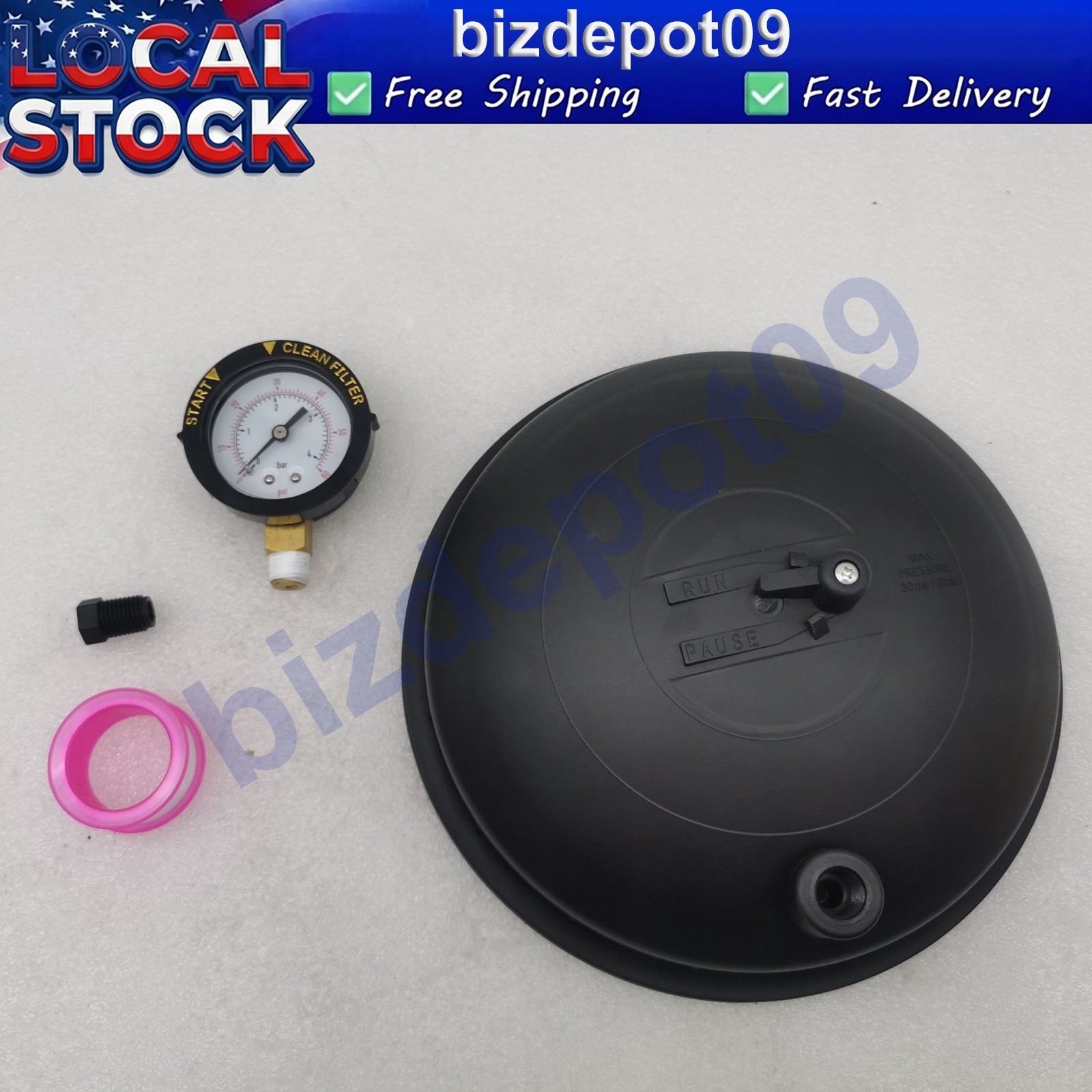005-302-4300-03 Water Valve Top Dome Complete Assembly with Gauge for PCC 2000