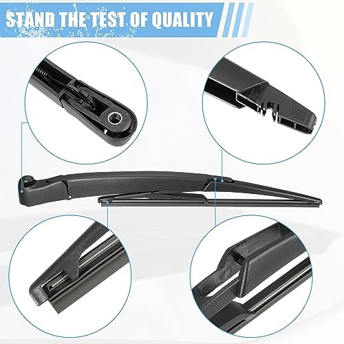 Rear Windshield Wiper Blade Arm Replacement Set OEM Quality Fit for Honda