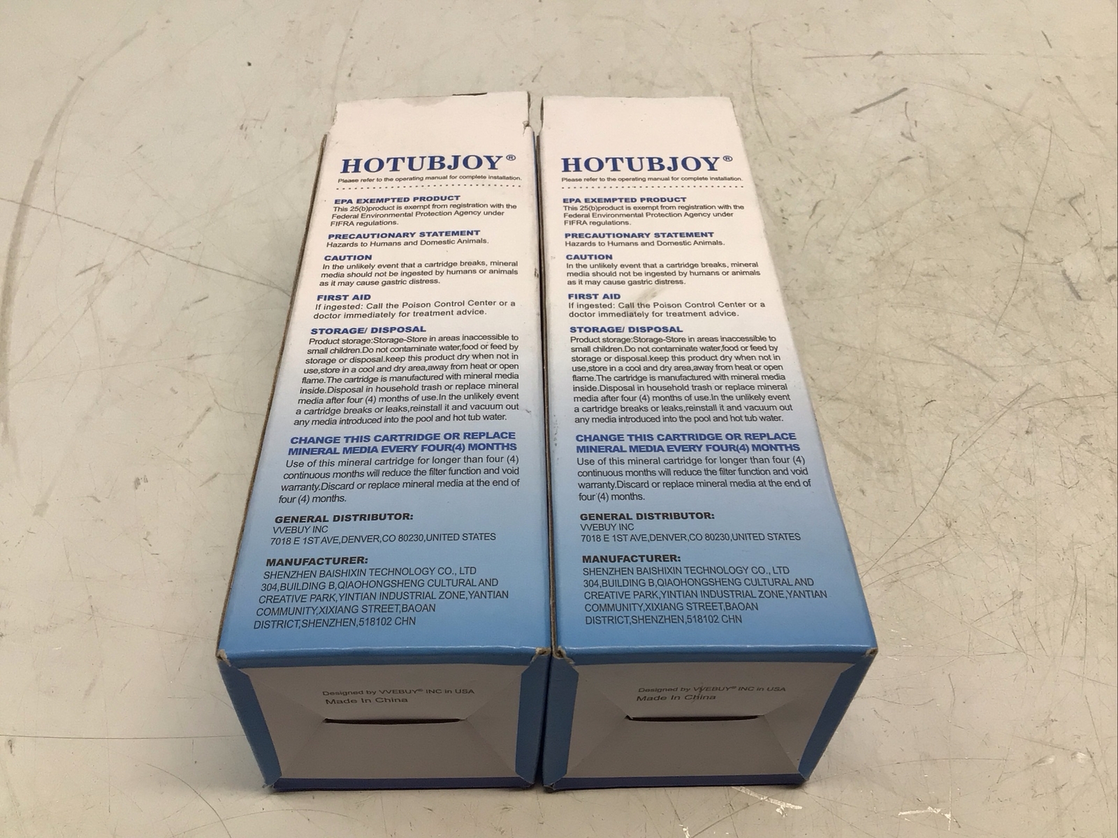 VVEBUY HOTUBJOY Mineral Cartridge For Spa Floating System & Inline System 2 Pack