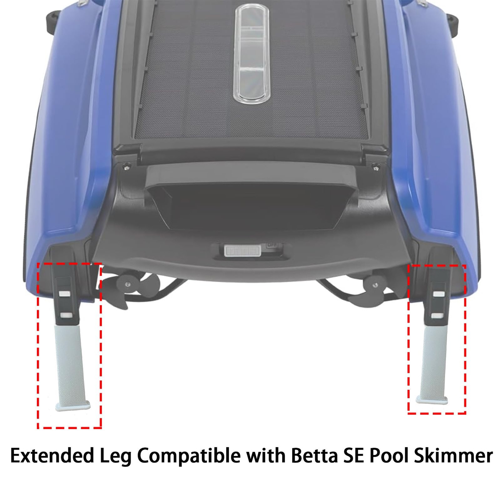 4 PCS Extended Leg Compatible with Betta SE Pool Skimmer White
