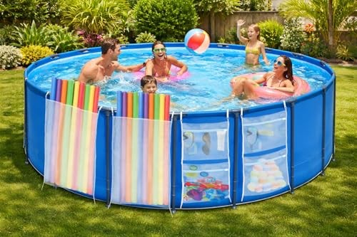 Poolside Pool Float Storage!-Pack Pool Mesh Storage Bags for Pool 6