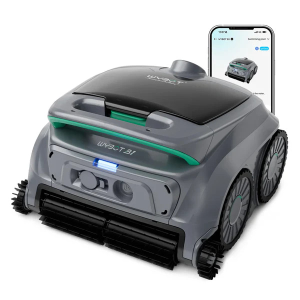 WYBOT B1 Robotic Pool Cleaner, Cordless Pool Vacuum for Inground Pools B