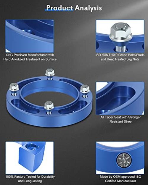 2PCS 4 lug Wheel Spacers 1&Prime; 4x156mm to 4x156mm fits for Polaris Sportsman 2pcs