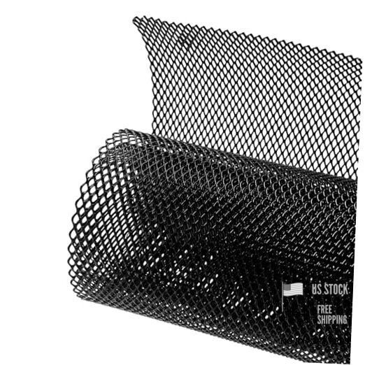 Car Grille Mesh, 40&Prime; × 13&Prime; Multi Functional Auto Aluminum Grill Mesh with 4×8mm