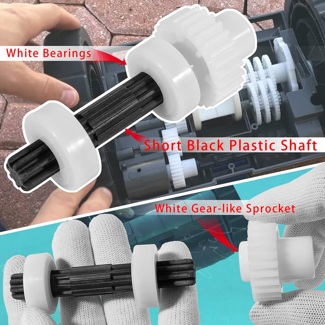 360290 360289 Left Right Drive Kit for Pentair Rebel Kreepy Krauly Warrior Clean