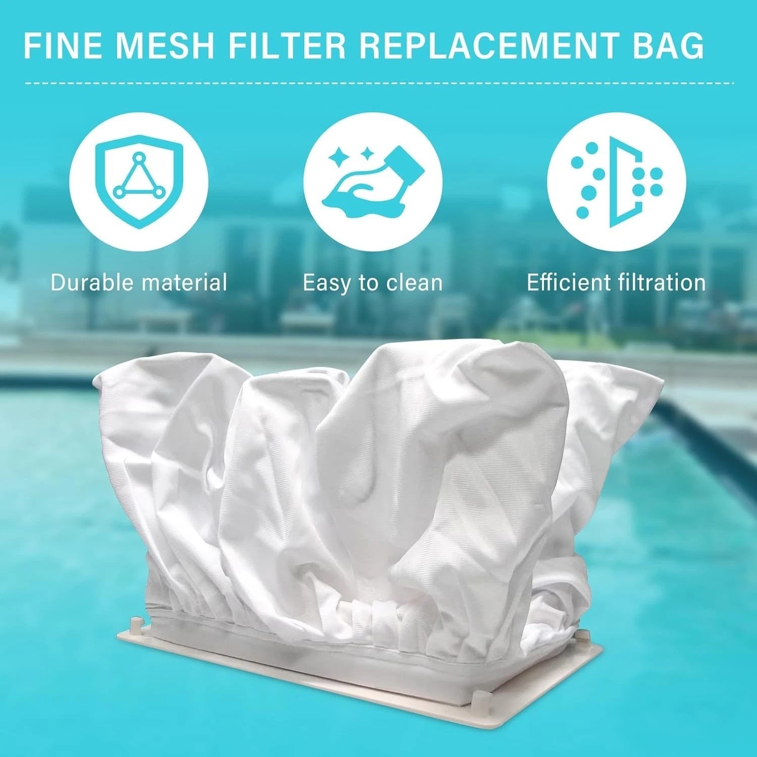 Fine Mesh Pool Cleaner Filter Bag for Aquafirst & Aquabot 8111 A8111PK