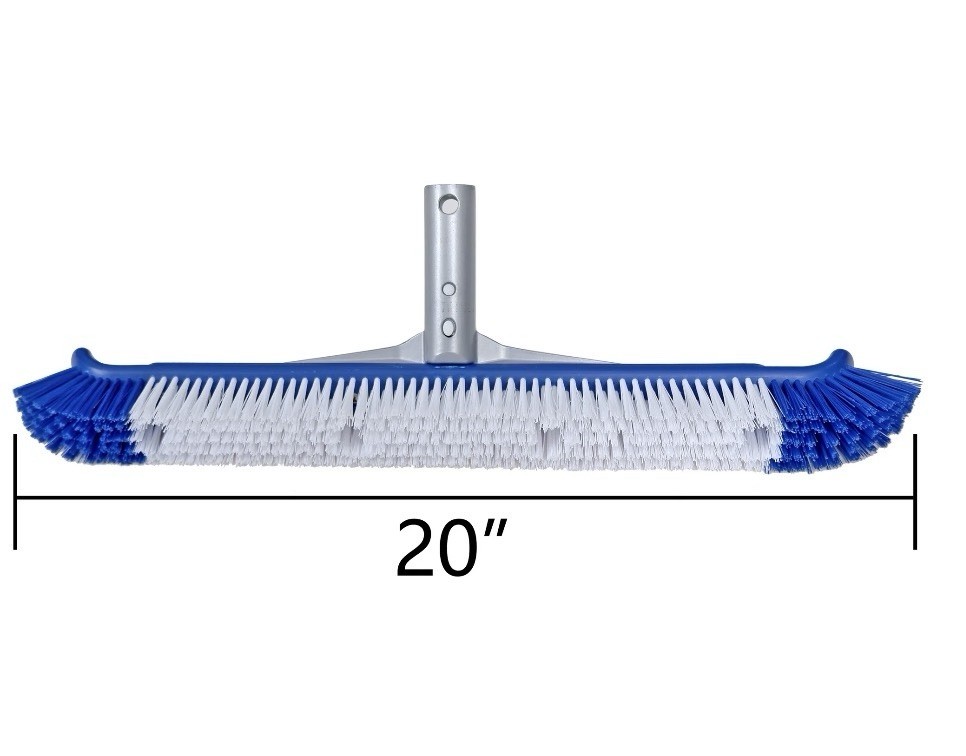 MAINSTAYS 20” Deluxe Pool Wall & Floor Brush Head (Pole Sold Separately)