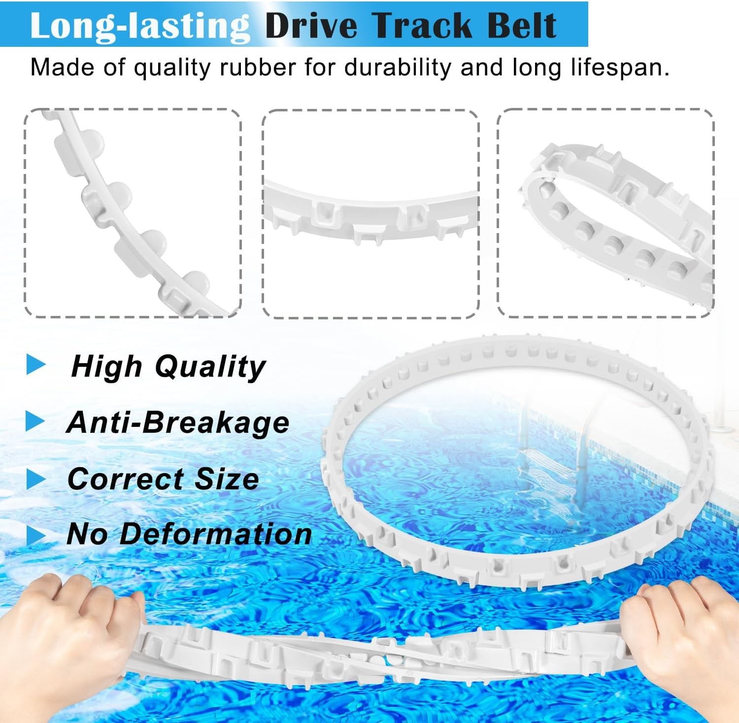 RCX97501GR Drive Track Belt Replacement for Hayward SharkVac XL & AquaVac 500
