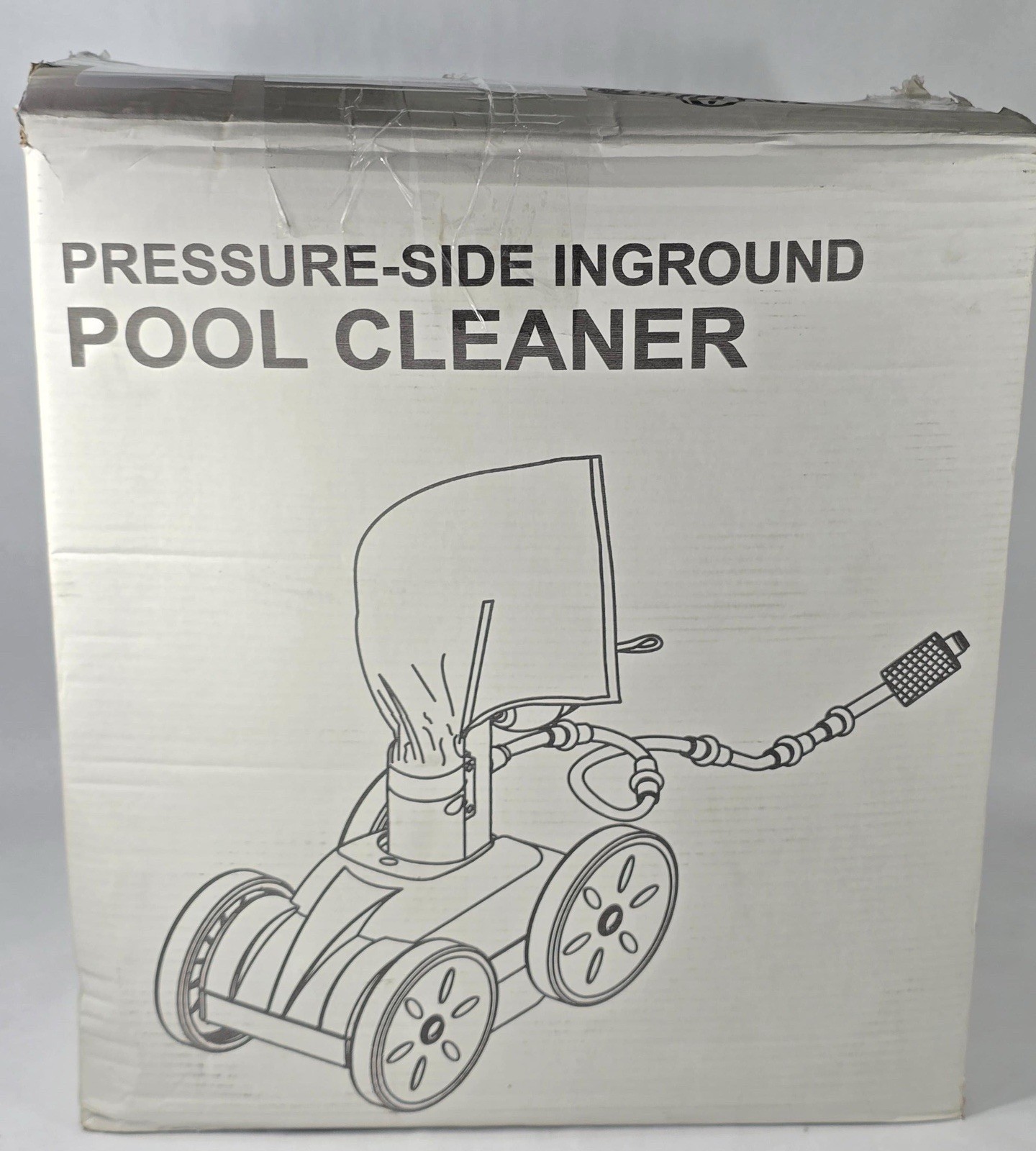 MAKHOON MPC2 Pressure Side Inground Pool Cleaner 4 Wheel *Has Some Scratches*