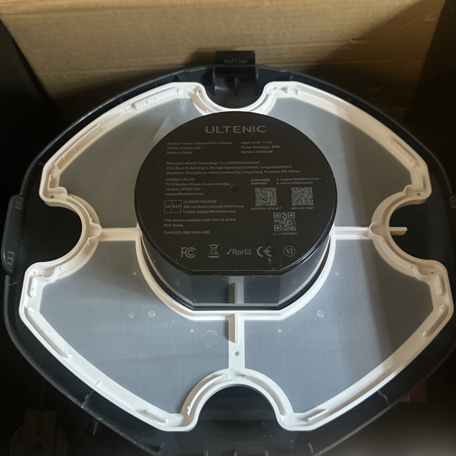 Ultenic Robotic Pool Cleaner Pooleco 10 Cordless 3-Motor Automatic Vacuum 850 ft