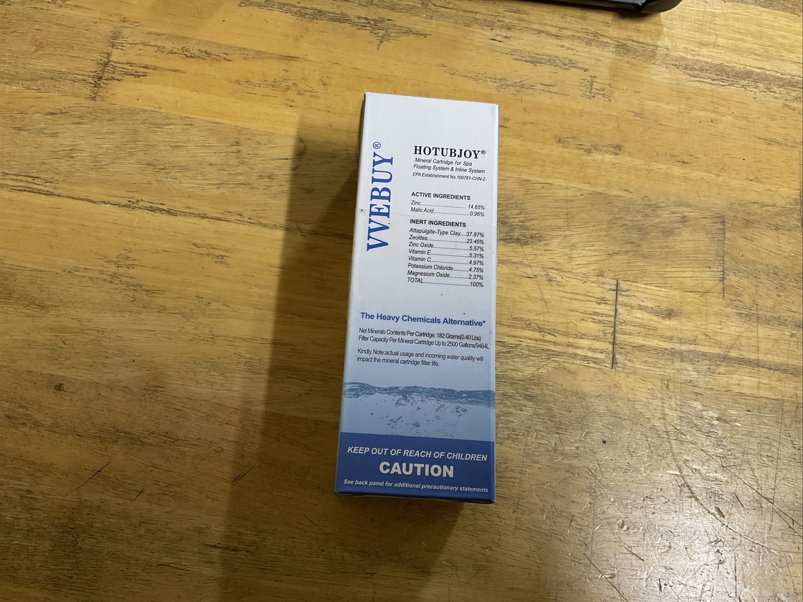 Hotubjoy Mineral Cartridge Floating & Inline System Heavy Chemical Alternative