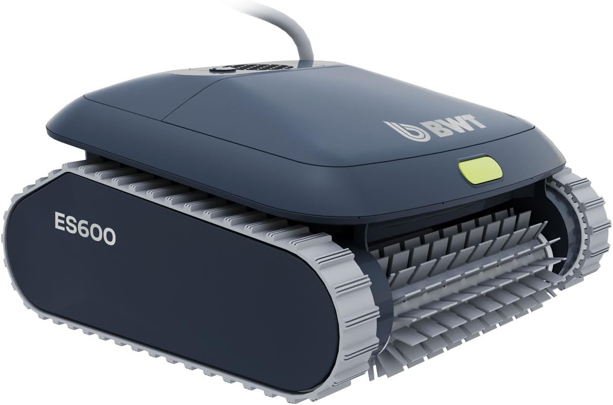 BWT ES600 Robotic Pool Cleaner for Above Ground Pools 46ft Cable 1.5-Hour Cycle