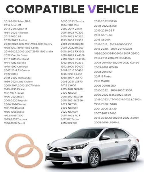 12PCS Differential Gasket, Car Accessories, Differential and Adaptable