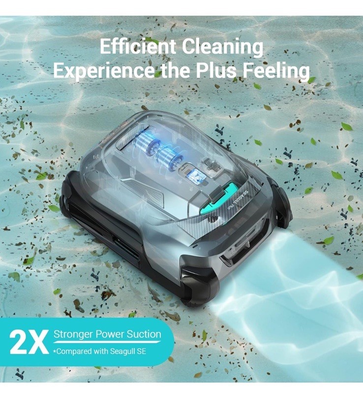 💧Aiper Seagull Plus Cordless Robotic Pool Cleaner Brand New 110 Min. Run Time