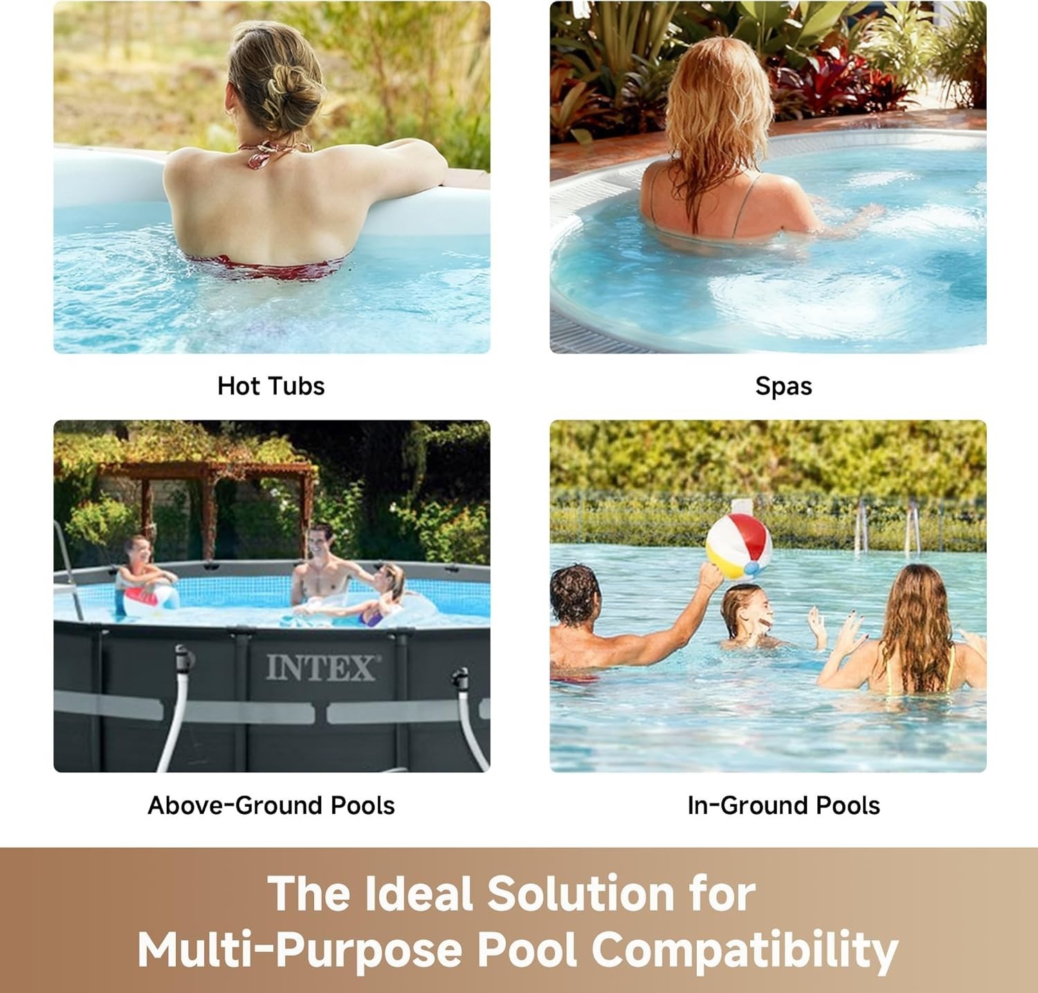 Handler V10 Cordless Pool Vacuum 18.5 GPM Suction Telescopic Pole & Skimmer Net