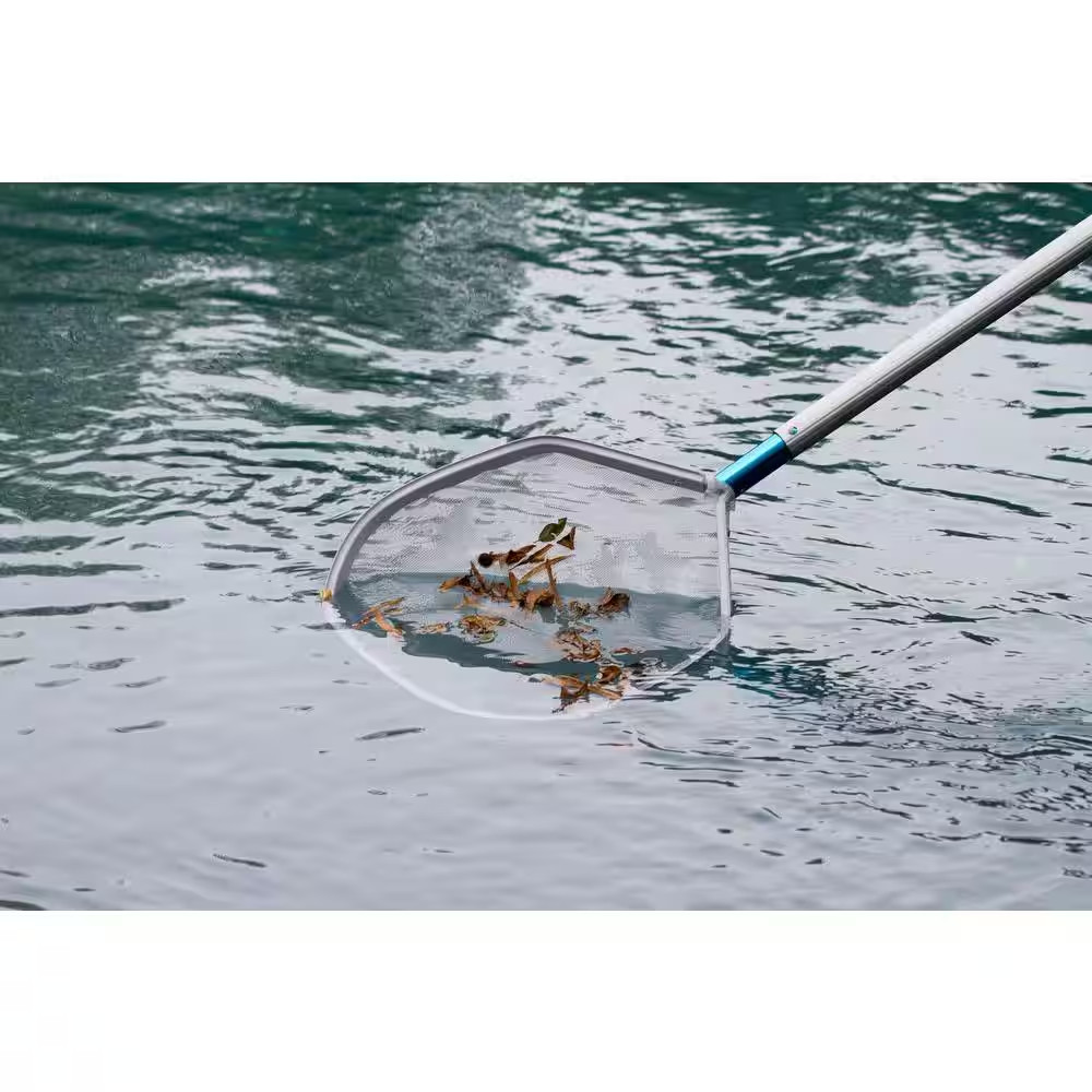 Heavy-Duty Aluminum Leaf Skimmer for Swimming Pools and Spas