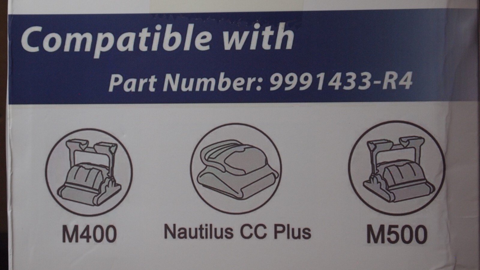 Fiitzn 9991433-R4 Filter Cartridge for Dolphin M400, Nautilus CC Plus & M500