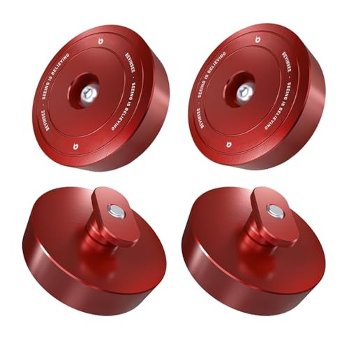 4pcs Lifting Jack Pads Pucks Compatible with Corvette C5 C6 C7 GS Z06 ZR1 Red