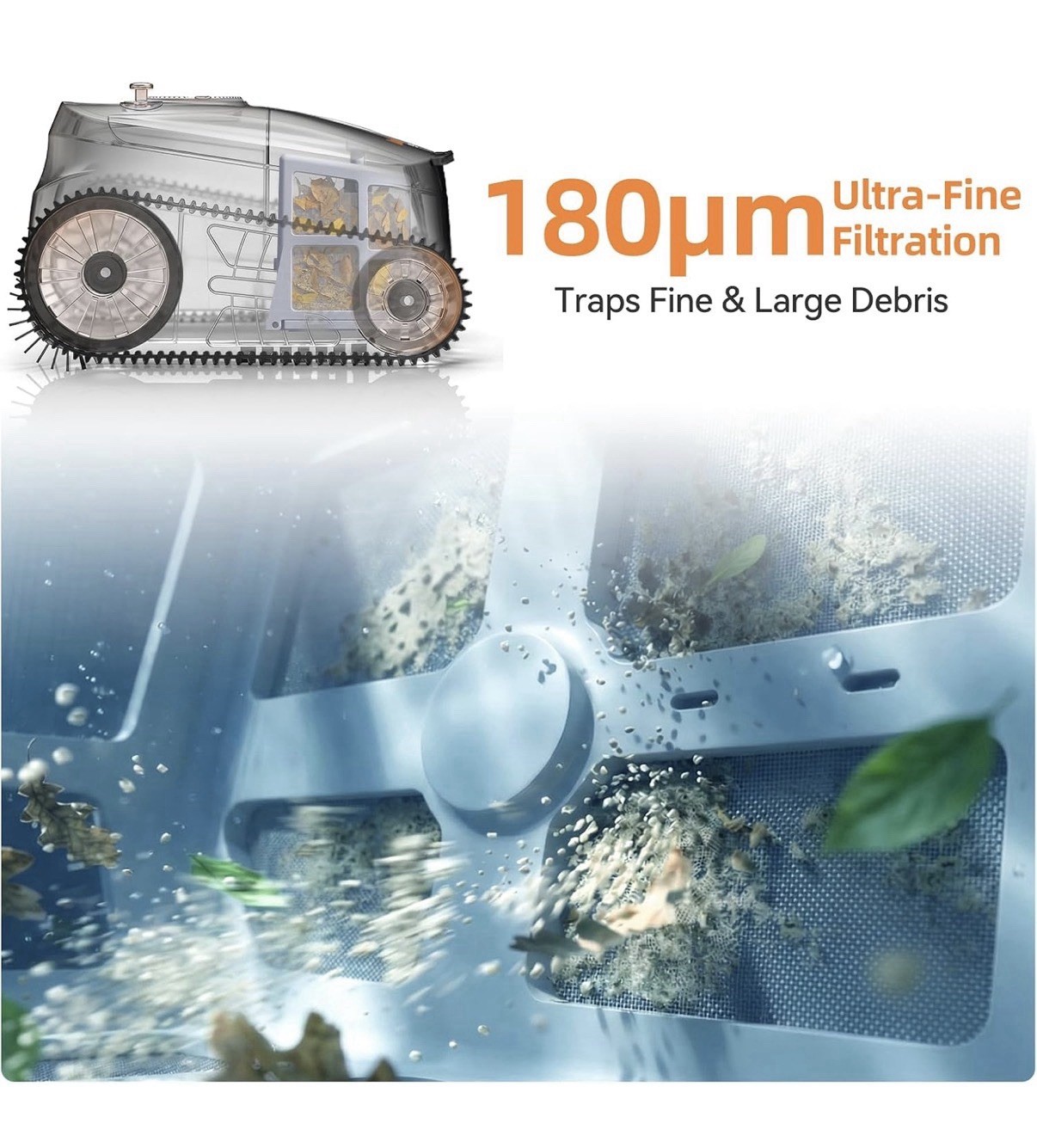 Ultra Nebula Cordless Pool Vacuum Robot, with 5580 GPH Suction ($599 MSRP)