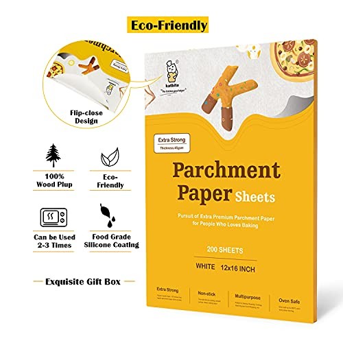 200PCS 12×16 In Heavy Duty Flat Parchment Paper, 12×16 In