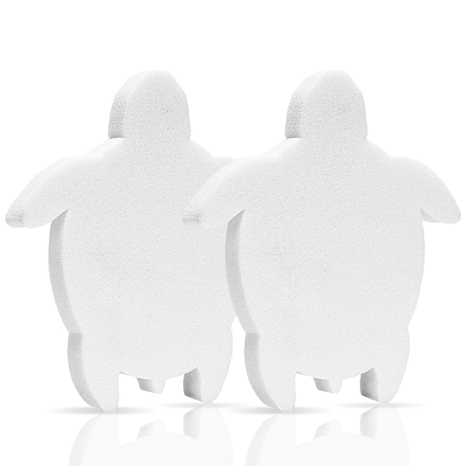 Hot Tub Scum Sponge 2 Pack, Pool Oil Absorber, Waterline Cleaner, White