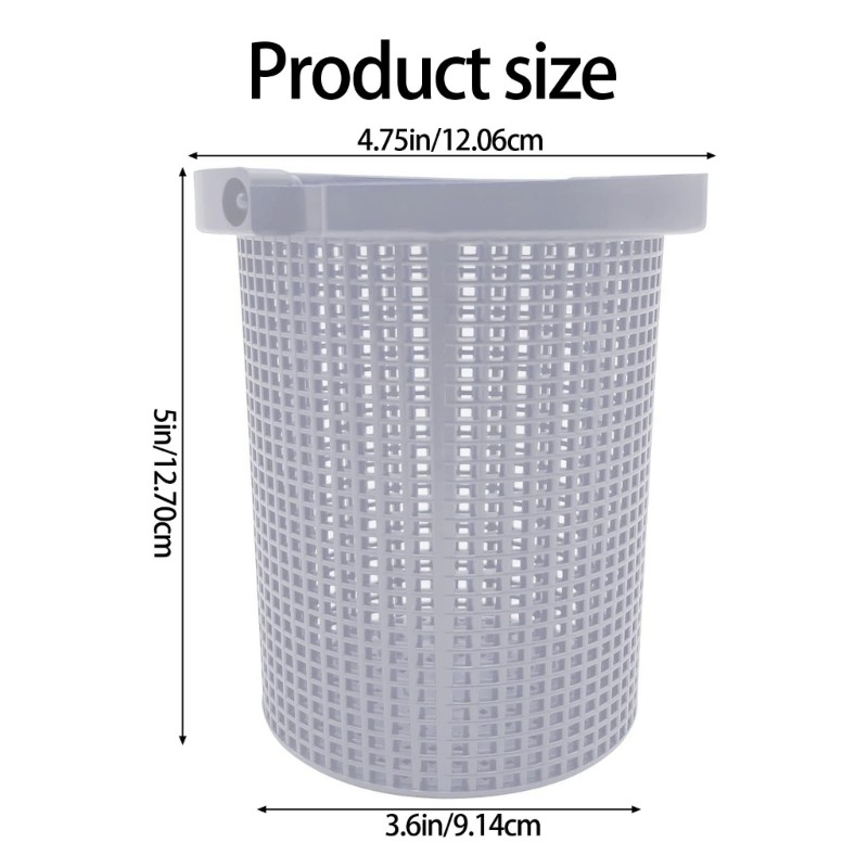 Pool Skimmer Basket B-106 Debris Leaves Collector for Cleaning Scum Easy to Use