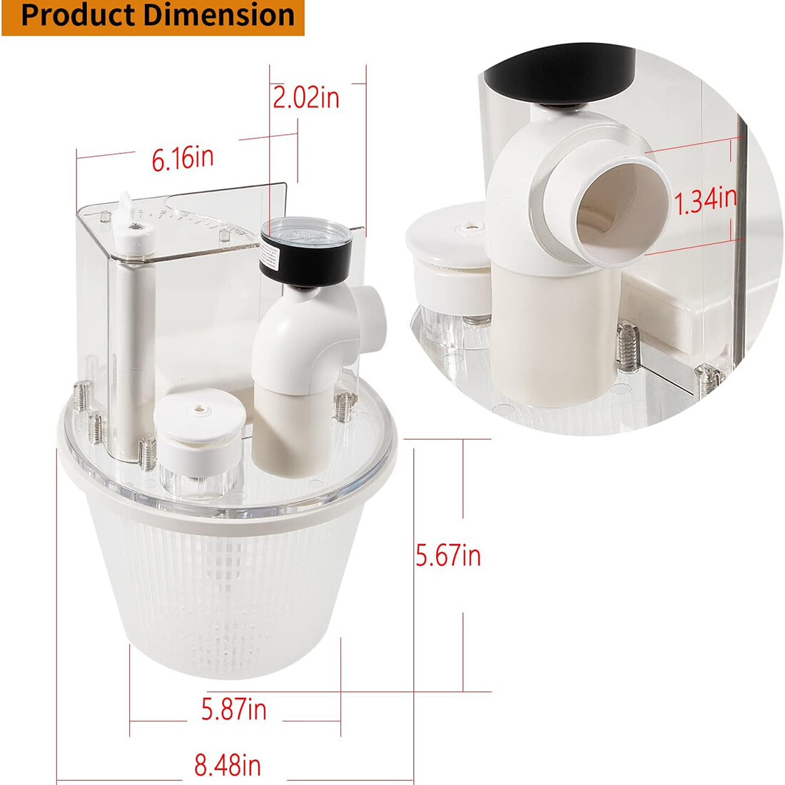 Replacement for Pentair R211100 Vac-Mate Pool Cleaner Dispenser Box