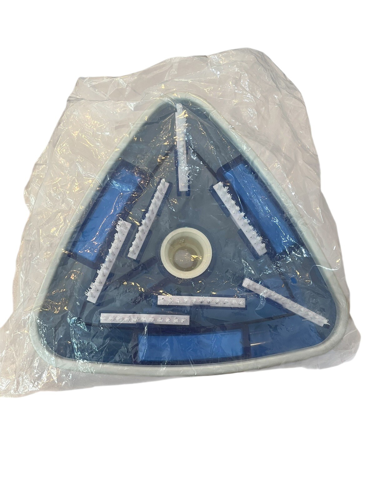 Pool Cleaner Tri-Vac Triangular Vacuum Head With Brush for Pool