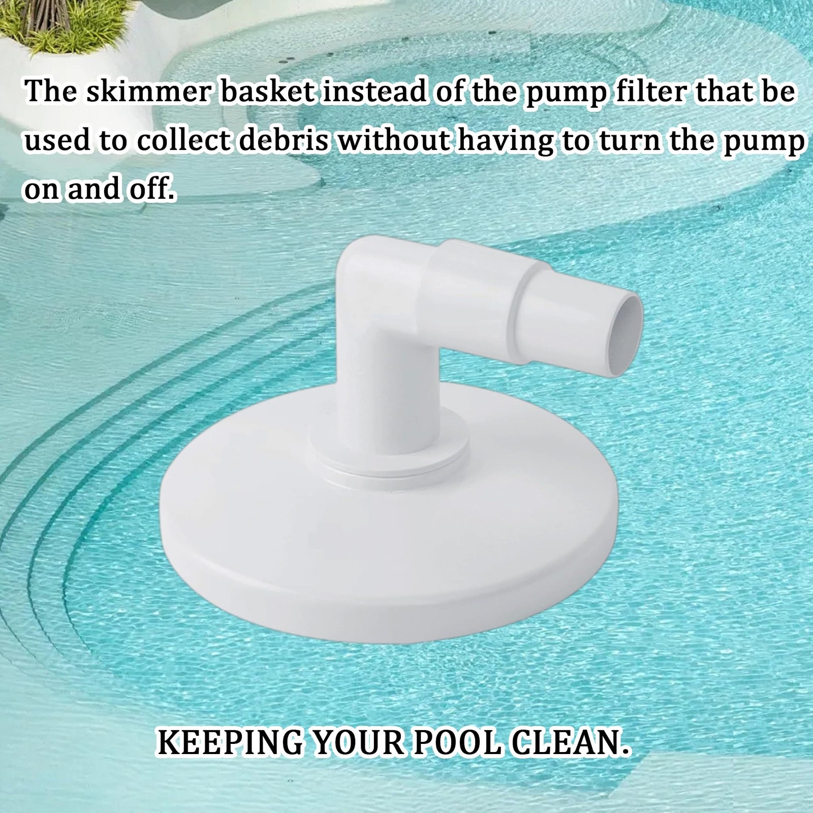 6&Prime; Pool Skimmer Vacuum Plate Fit for Hayward Swimming Pool Skimmer SP1090, SP…