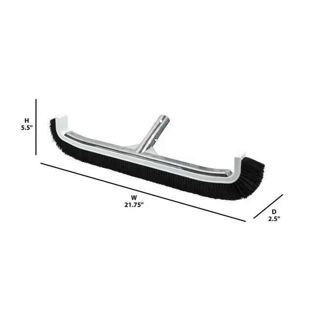 Pool Spa Pro Deluxe 22 Inch Ultra-Curve Swimming Pool/Spa Cleaning Brush