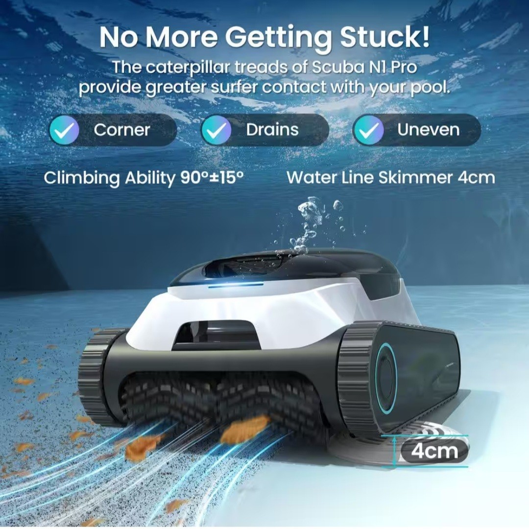Aiper Scuba N1 Cordless Robotic Pool Vacuum For In Ground Pools Model Scuba N1
