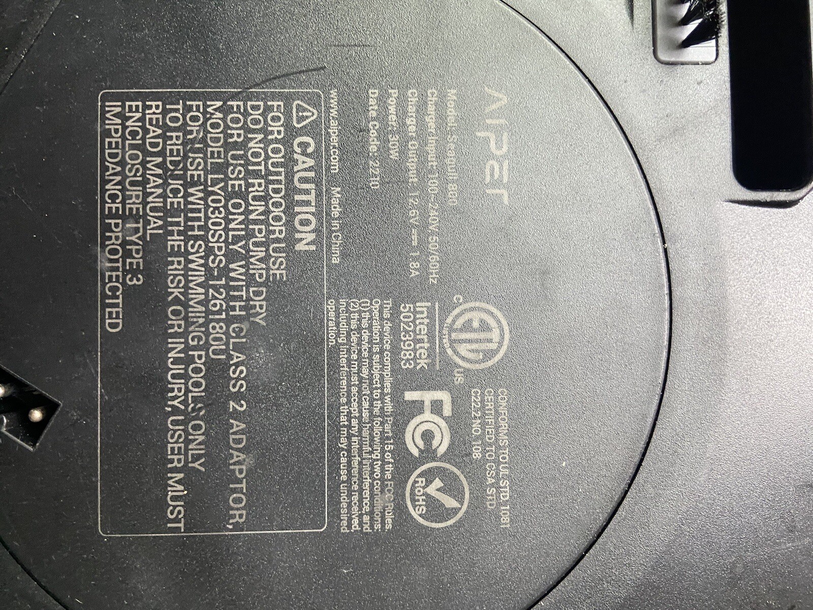 Cordless Robotic Vacuum Pool & Spa Floor Cleaner Maintenance Aiper Seagull 800